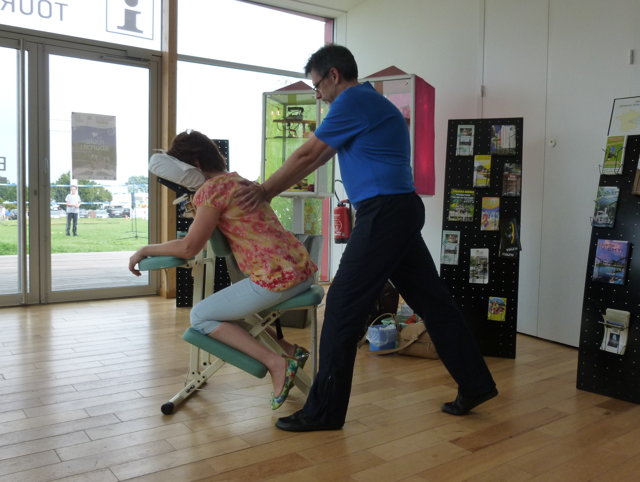 massage sur chaise en événementiel